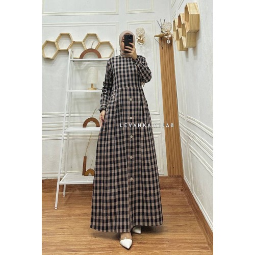 Safiya-001 Safiya Dress / Gamis Flanel Premium